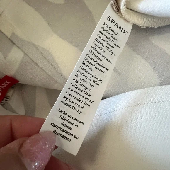 SPANX Polished Ankle Print Pants size M - Picture 11 of 11